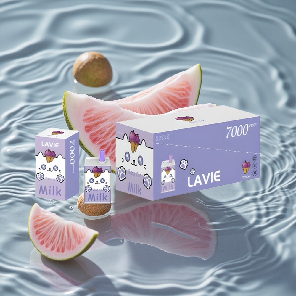LAVIE Pienas 7000 Puffs Nešiojamasis Vaporizatorius Taro Ledas