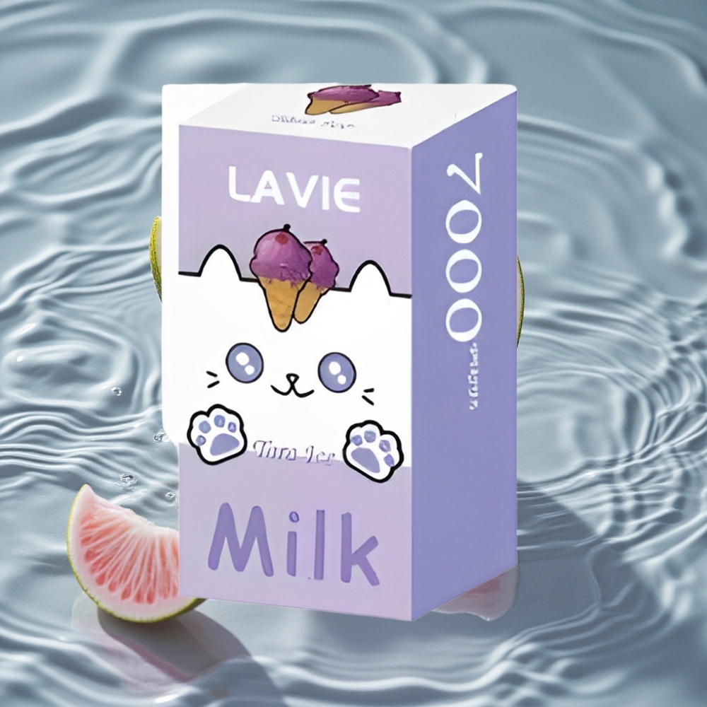 LAVIE Pienas 7000 Puffs Nešiojamasis Vaporizatorius Taro Ledas