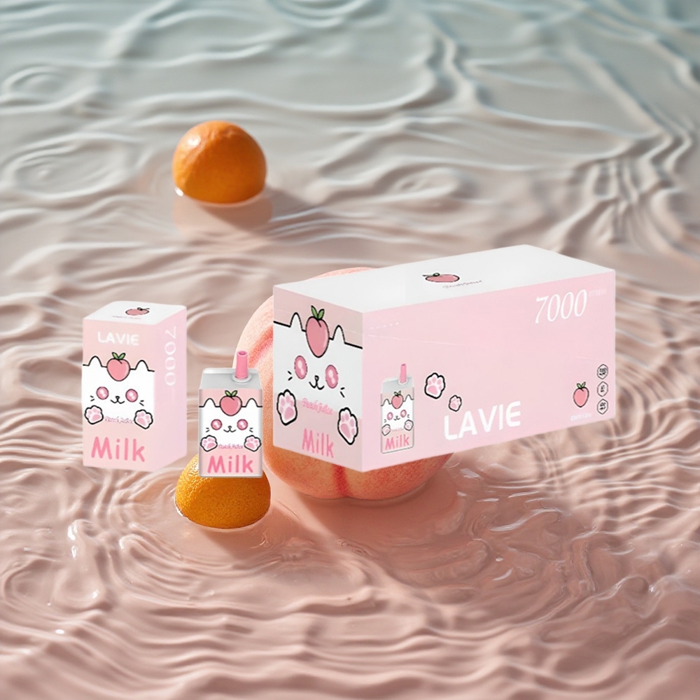 LAVIE Pienas 7000 Puffs Persikų Sultys Vienkartinis Vape