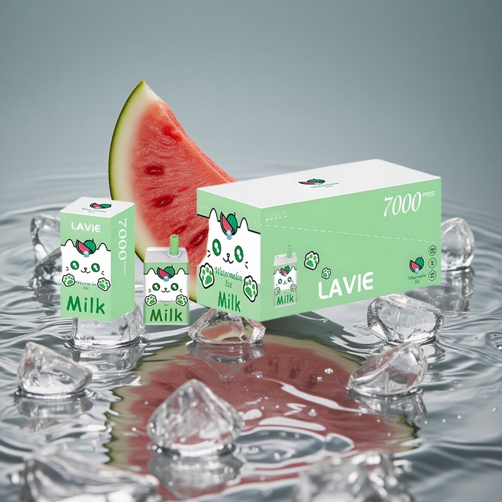 LAVIE Pienas 7000 Puffs Vandenmeliono Ledas Vienkartinis Vape