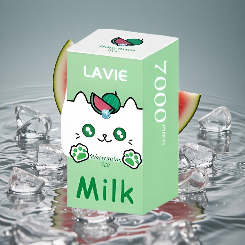 LAVIE Pienas 7000 Puffs Vandenmeliono Ledas Vienkartinis Vape