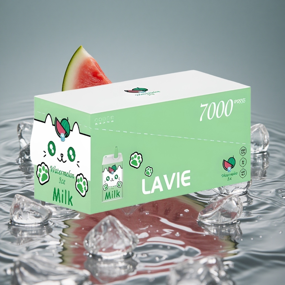LAVIE Pienas 7000 Puffs Vandenmeliono Ledas Vienkartinis Vape