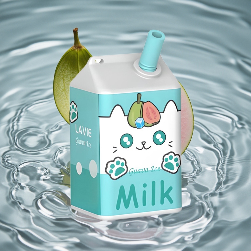 LAVIE Pienas 7000 Puffs Vienkartinis Vape Guava Ledas