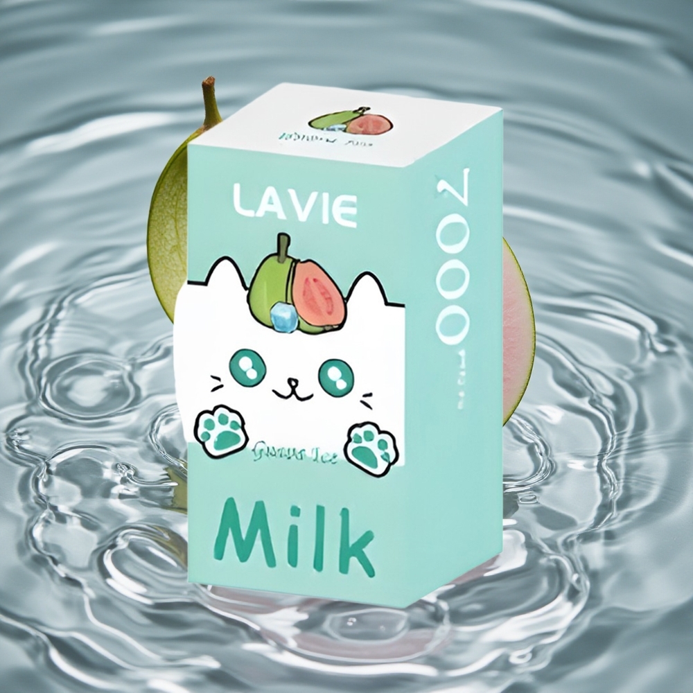 LAVIE Pienas 7000 Puffs Vienkartinis Vape Guava Ledas