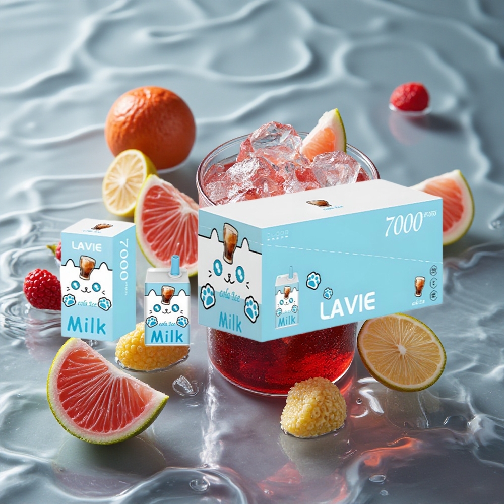 LAVIE Pienas 7000 Puffs Vienkartinis Vape Kolos Ledas