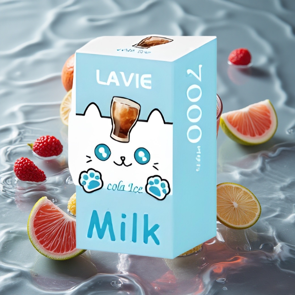 LAVIE Pienas 7000 Puffs Vienkartinis Vape Kolos Ledas