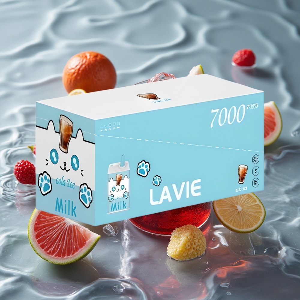 LAVIE Pienas 7000 Puffs Vienkartinis Vape Kolos Ledas
