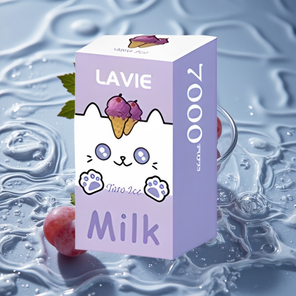LAVIE Pienas 7000 Puffs Vienkartinis Vape Vynuogių Ledas