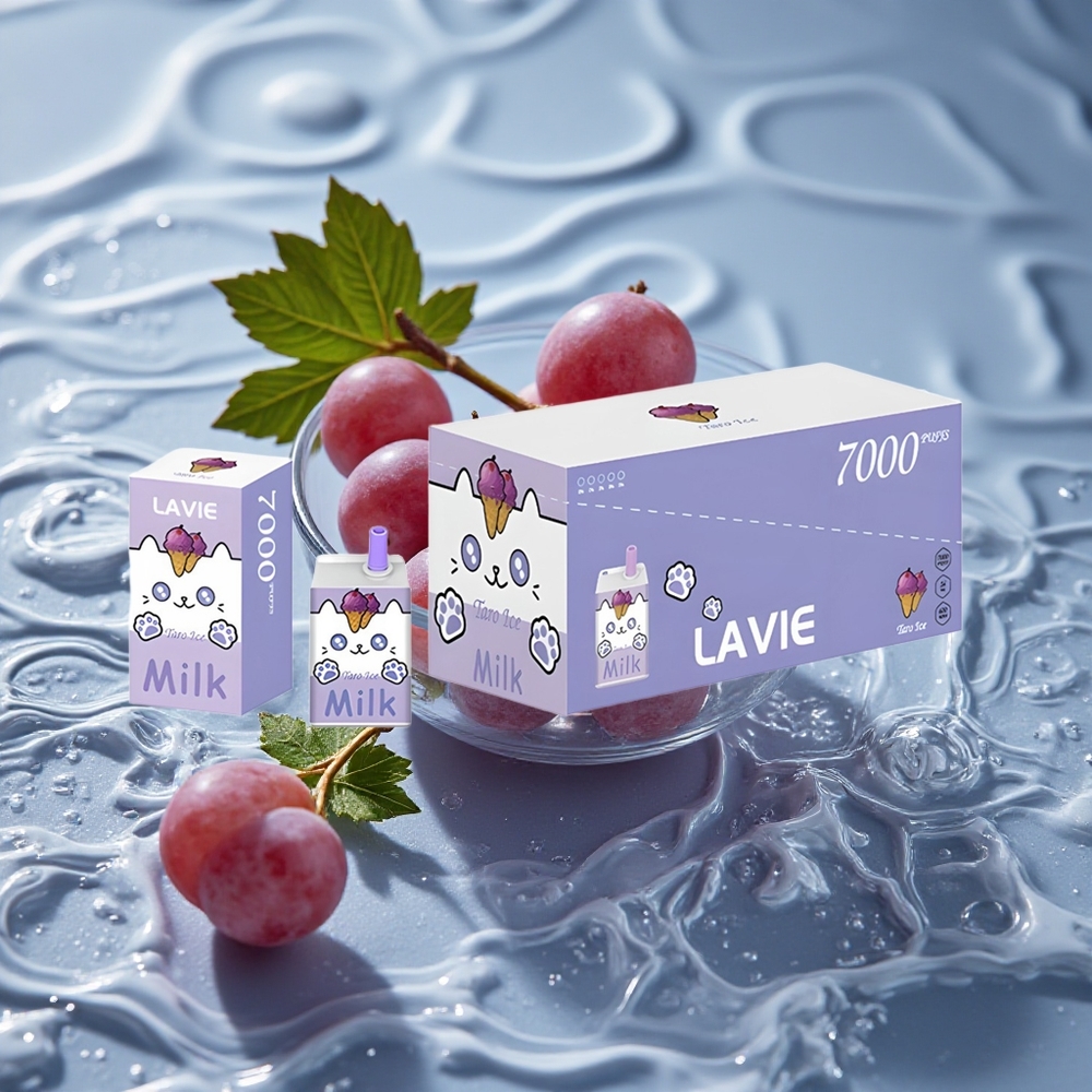 LAVIE Pienas 7000 Puffs Vienkartinis Vape Vynuogių Ledas