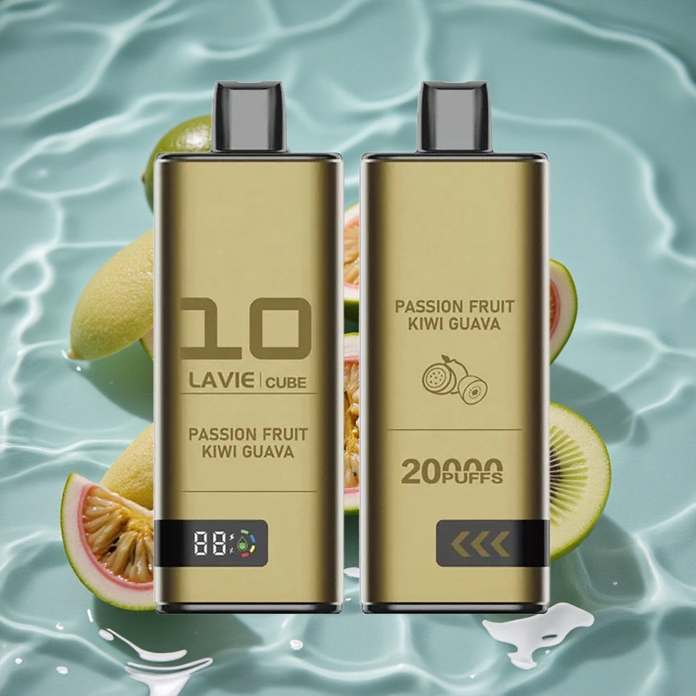 Lavie Cube 20000 Puffs Vienkartinis Vape Marškininė Vaisius Kiwi Guava
