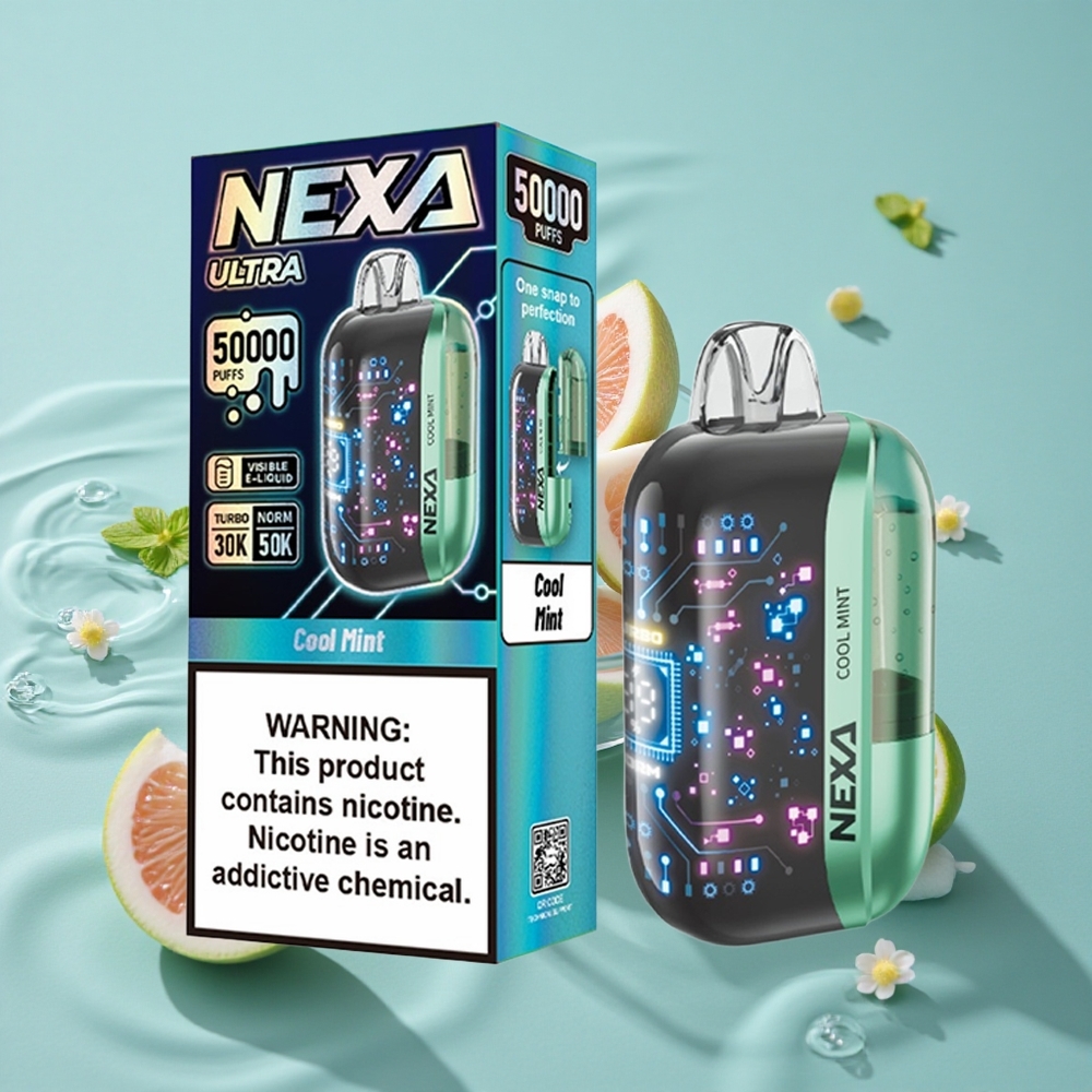 NEXA Ultra 50K Vienkartinis Garintuvas su 20ml Talpos ir Šalta Mėta