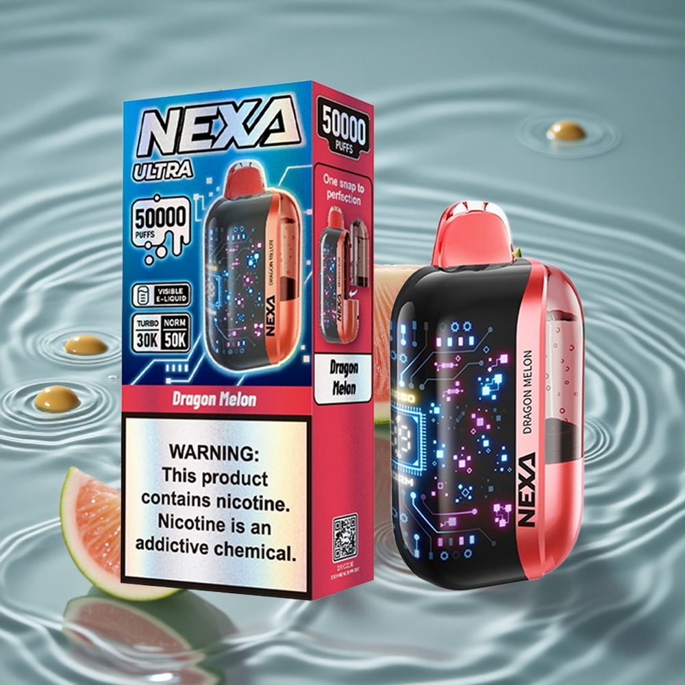 NEXA Ultra 50K Vienkartinis Vape 50000 Traukiai Drakonų Melionas