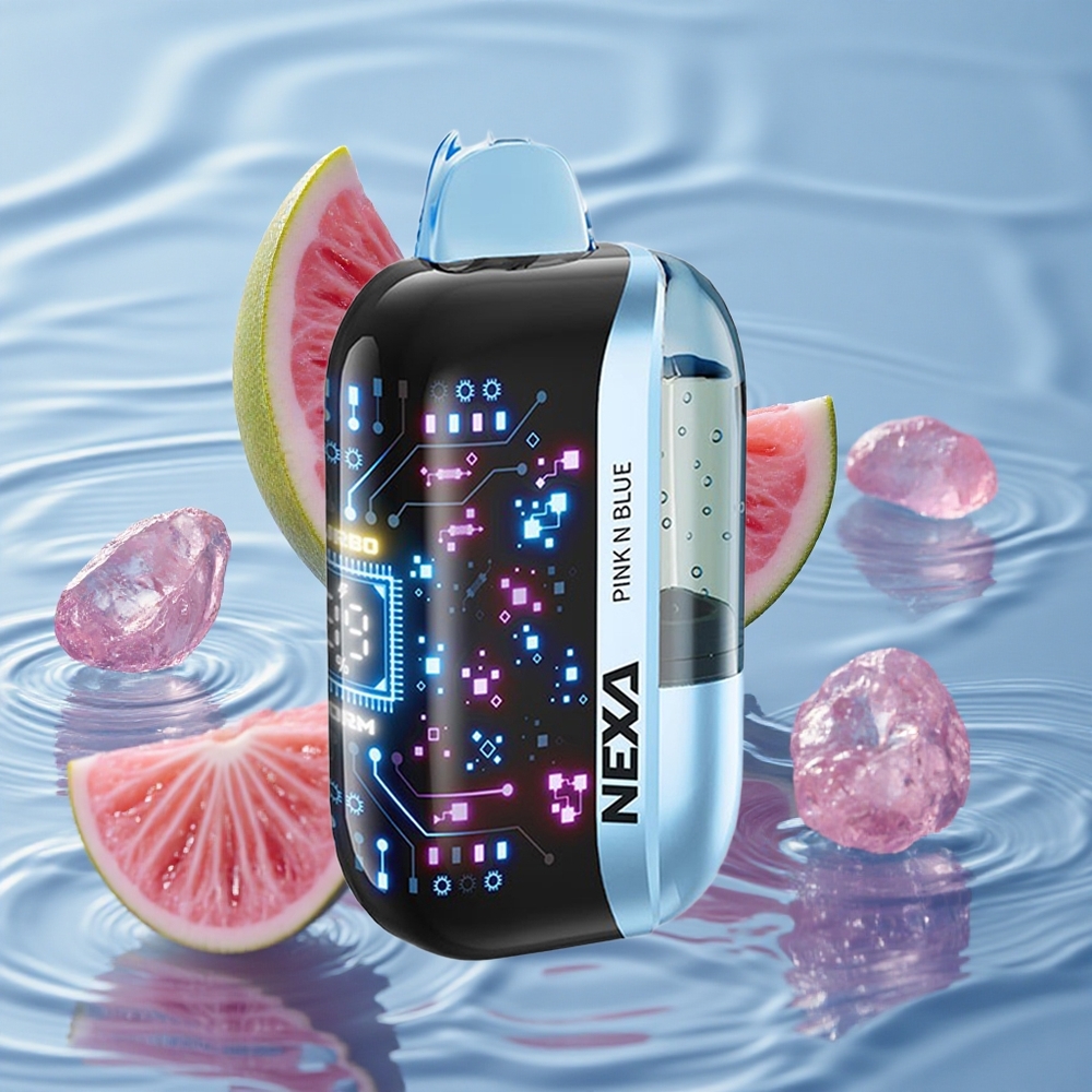 NEXA Ultra 50K Vienkartinis Vape 50000 Traukiai Raudona Mėlyna