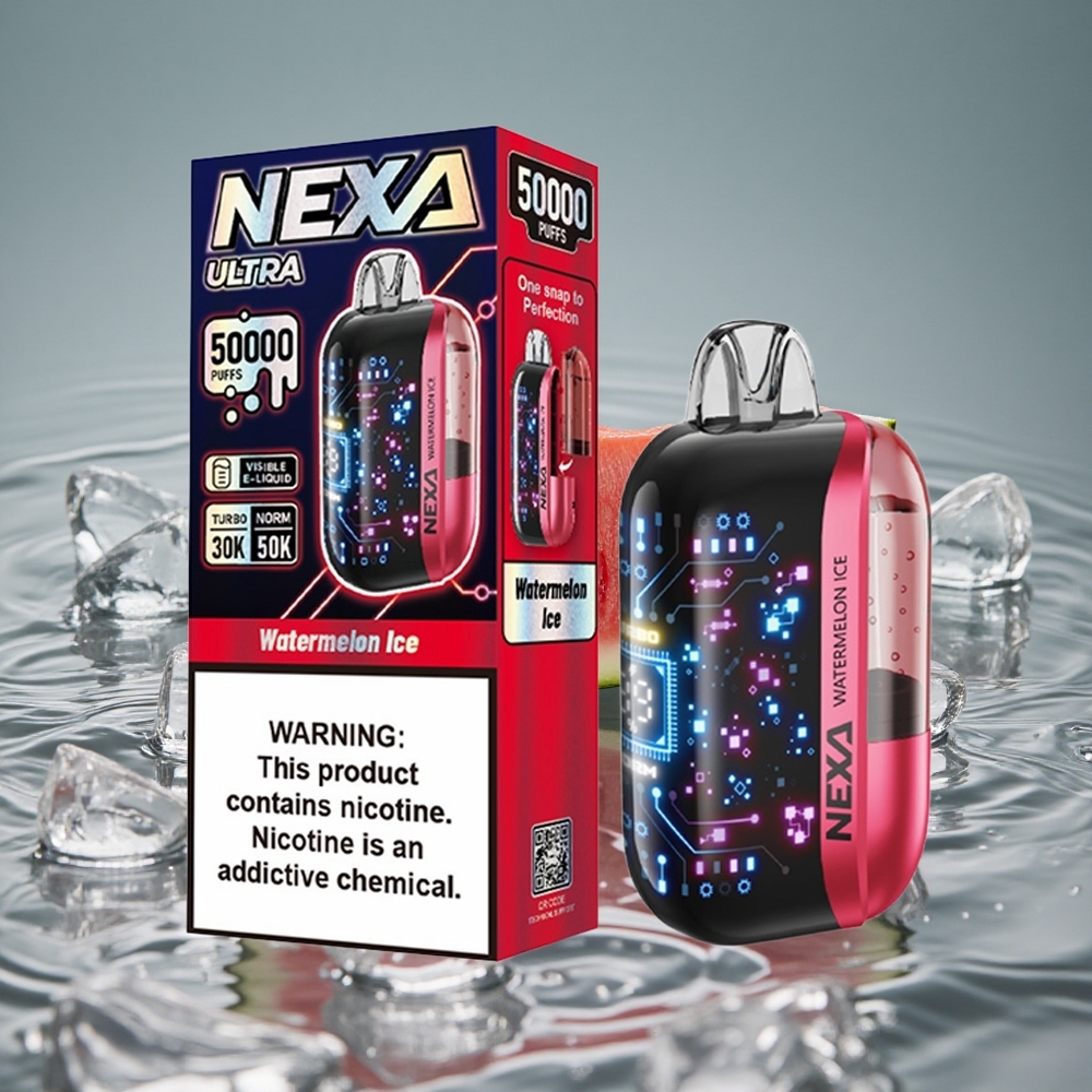 NEXA Ultra 50K Vienkartinis Vape Arbūzo Ledas su 20ml Talpa