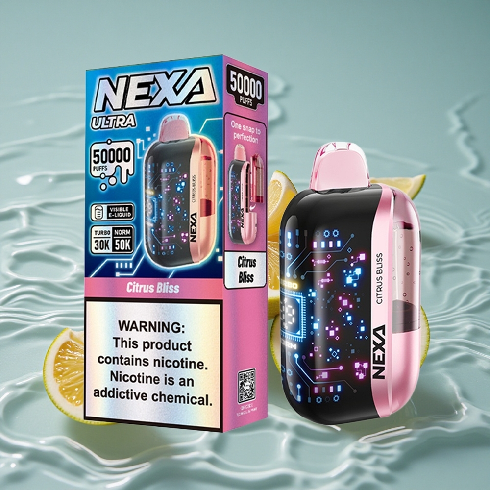 NEXA Ultra 50K Vienkartinis Vape Citrus Džiaugsmas su 50000 Traukų