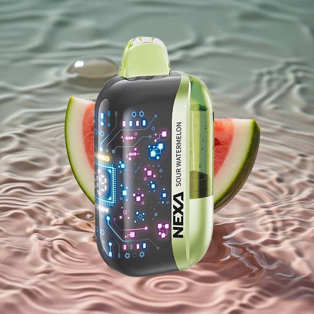 NEXA Ultra 50K Vienkartinis Vape Rūgščias Arbūzas su 50000 Traukimų