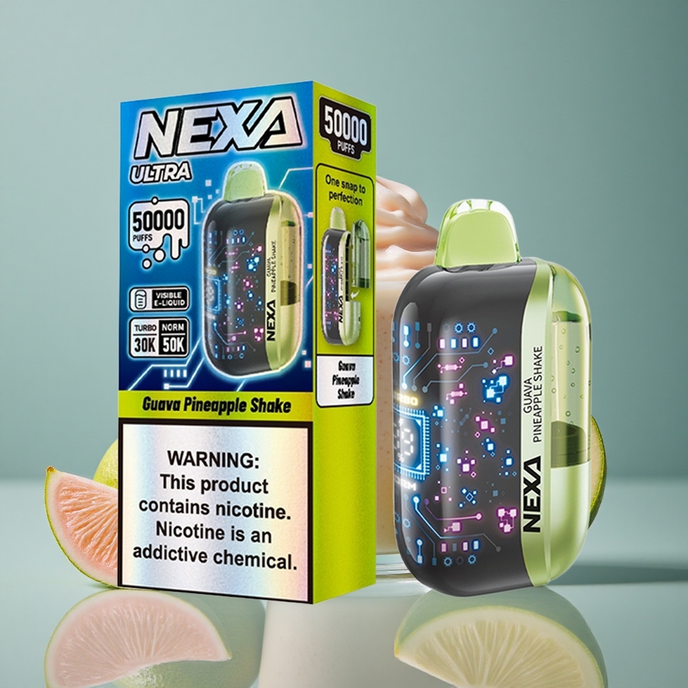 NEXA Ultra 50K Vienkartinis Vaporizatorius su 50000 Traukimų Guava Ananasas