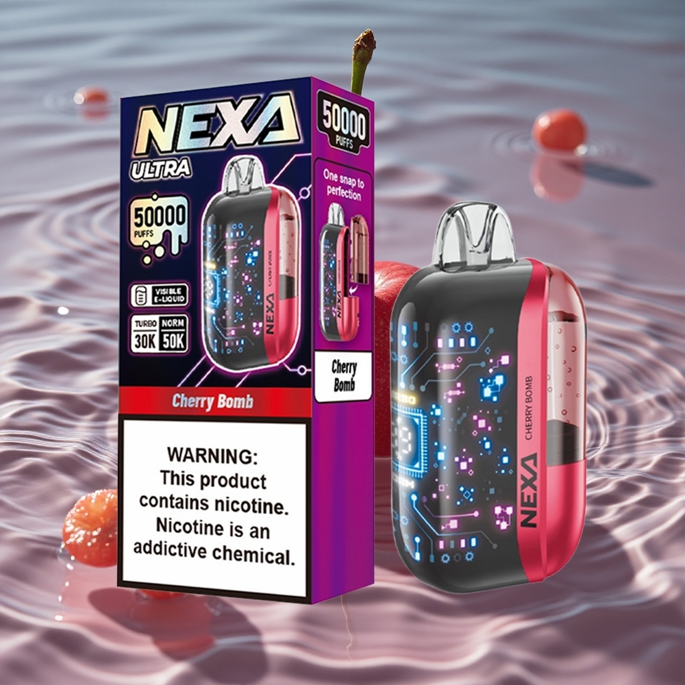 NEXA Ultra 50K Vienkartinė Garinė 20ml Vyšnių