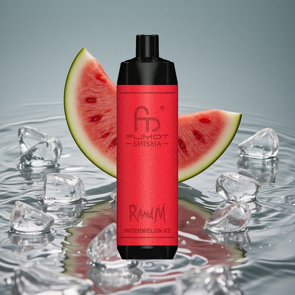 RandM Fumot Shisha 10000 Puffs Vienkartinis Vape Arbūzas Ledas