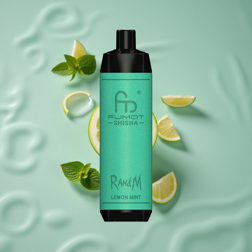 RandM Fumot Shisha 10000 Puffs Vienkartinis Vape Citrinų Mėtų