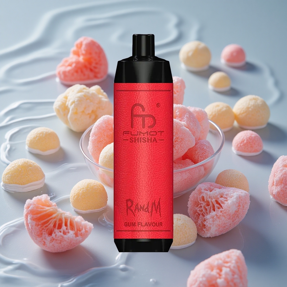 RandM Fumot Shisha 10000 Puffs Vienkartinis Vape Gum Skonis