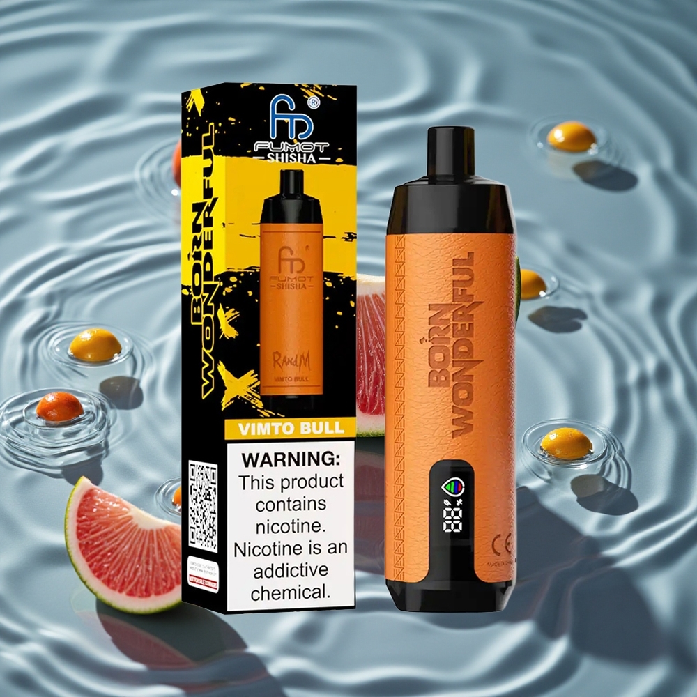 RandM Fumot Shisha 10000 Puffs Vienkartinis Vape Vimto Tauras