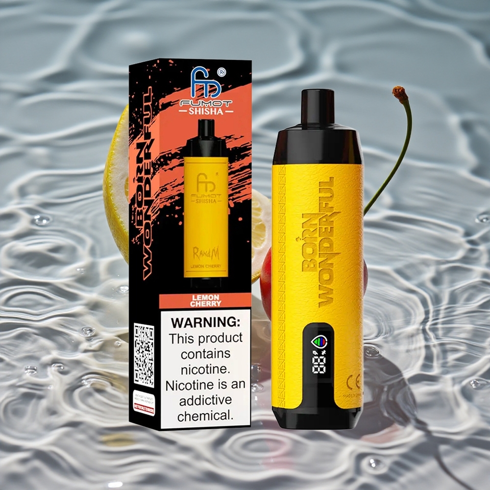 RandM Fumot Shisha 10000 Puffs Vienkartinis Vaporizatorius Citrina Vyšnia