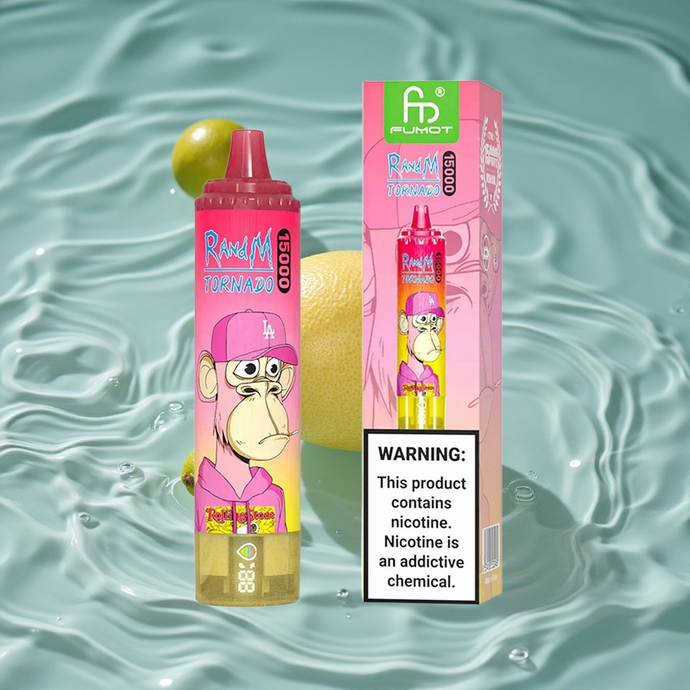 RandM Fumot Tornado 15000 Puffs 25ml Citrinų Vienkartinis Vape