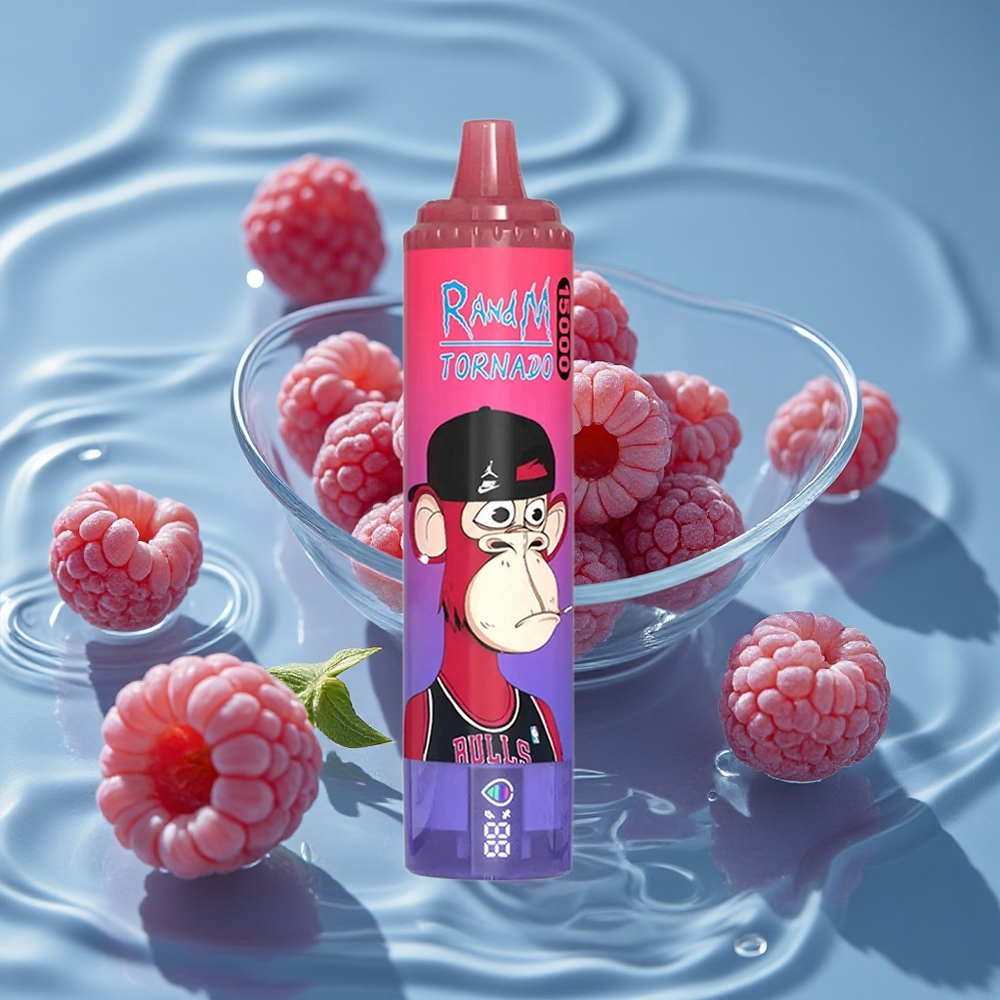 RandM Fumot Tornado 15000 Puffs 25ml Mėlynųjų Aviečių