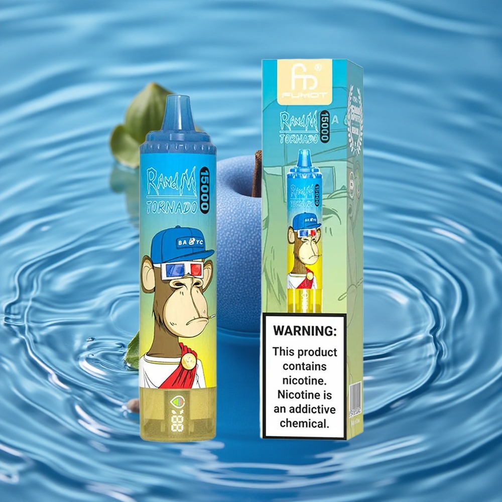 RandM Fumot Tornado 15000 Puffs 25ml Vienkartinis Vaporizatorius Mr Mėlyna