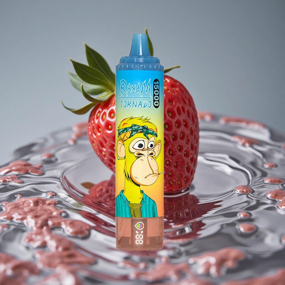 RandM Fumot Tornado 15000 Puffs Braškė Vienkartinis Vape