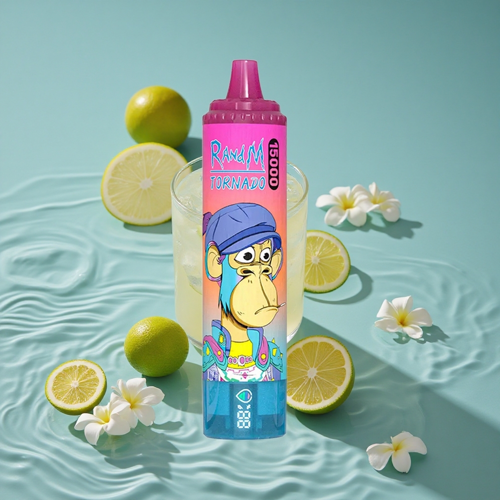 RandM Fumot Tornado 15000 Puffs Vienkartinis Vape Limonadas