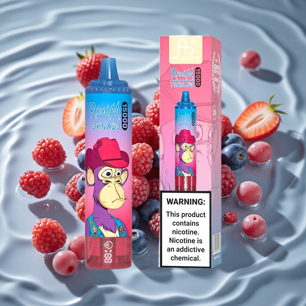 RandM Fumot Tornado 15000 Puffs Vienkartinis Vape Mišrios Uogos