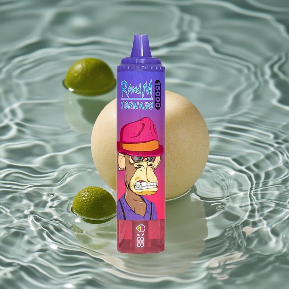 RandM Fumot Tornado 15000 Puffs Vienkartinis Vape Rūgštus Obuolys