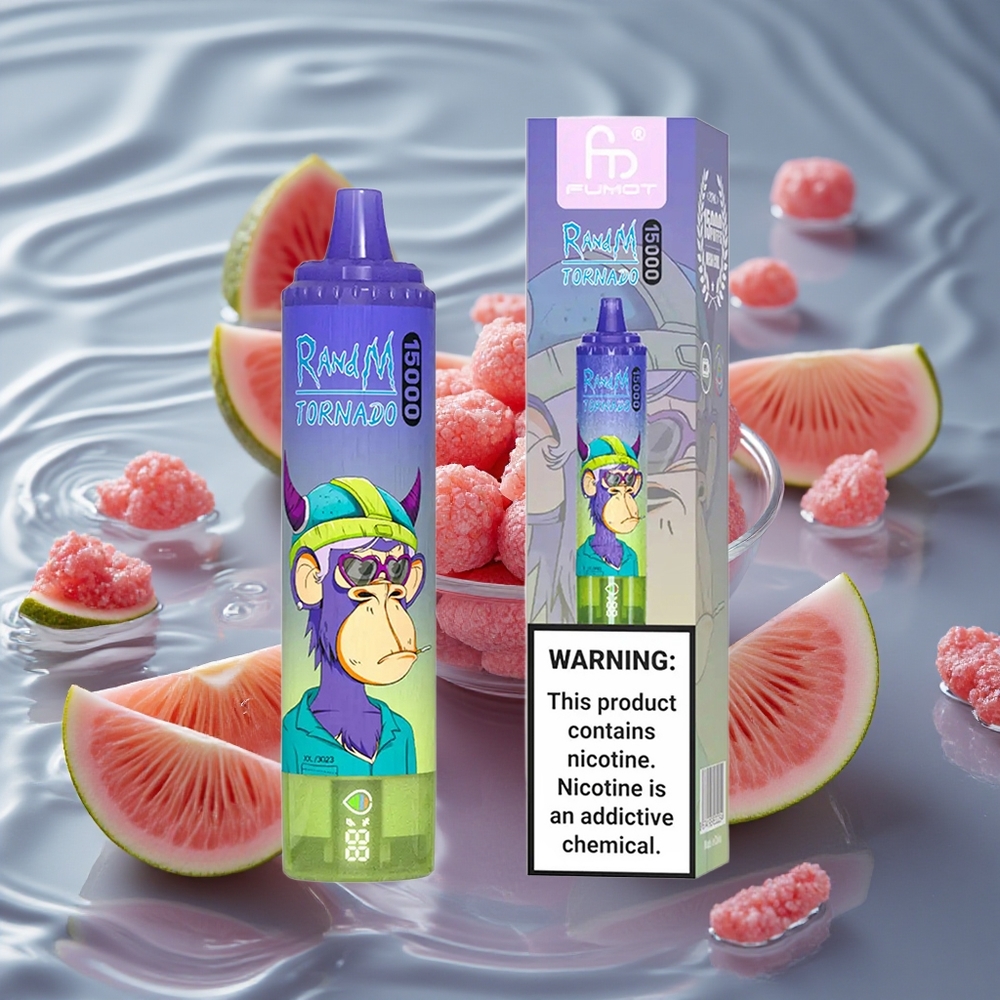 RandM Fumot Tornado 15000 Puffs Vienkartinis Vape Vimto