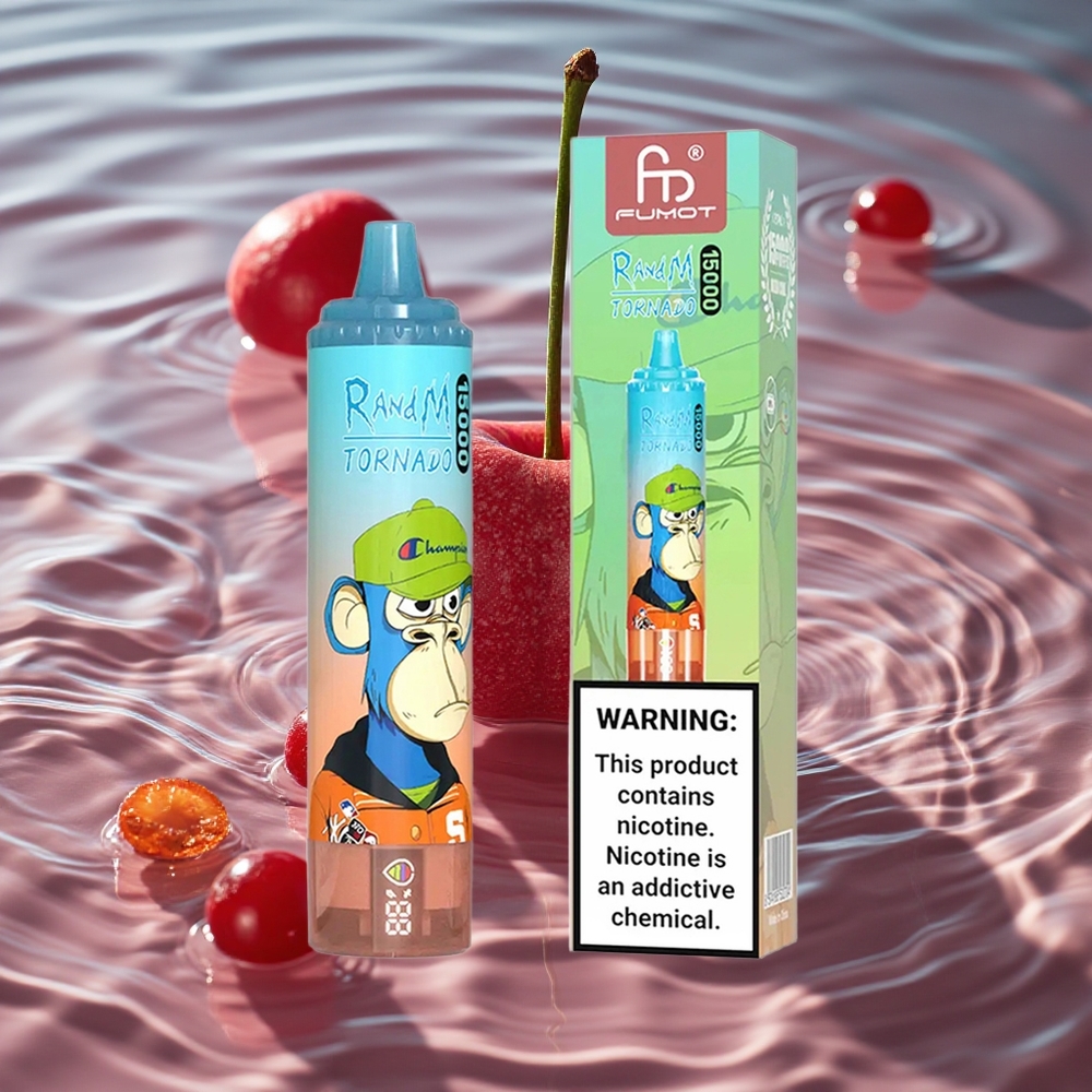 RandM Fumot Tornado 15000 Puffs Vienkartinis Vape Vyšnių Kola