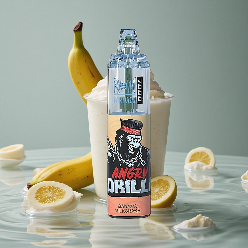 RandM Fumot Tornado 7000 Puffs Vienkartinis Vape Bananinio Miltinio