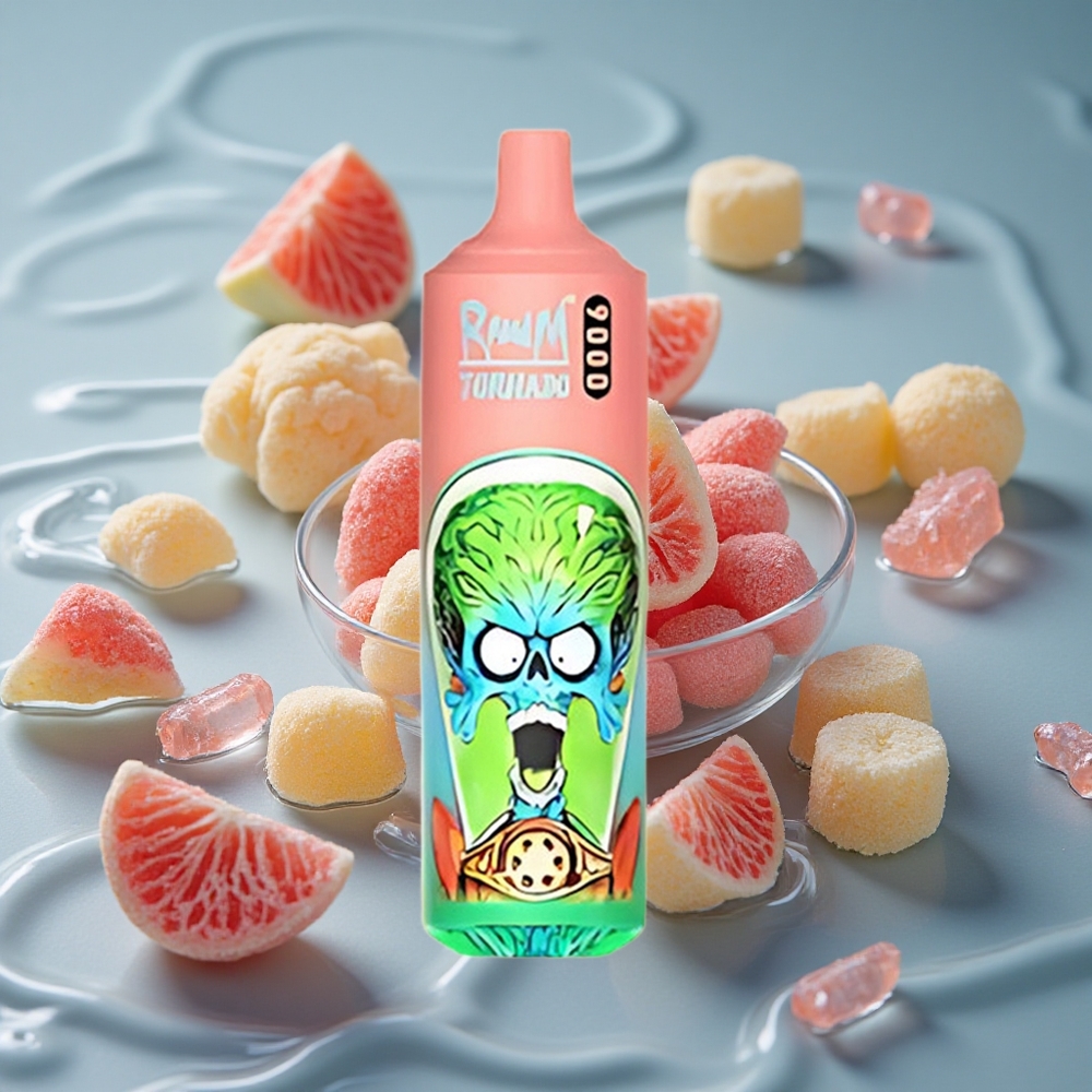 RandM Fumot Tornado 9000 Puffs Vienkartinis Vape Guminis Meškinėlis