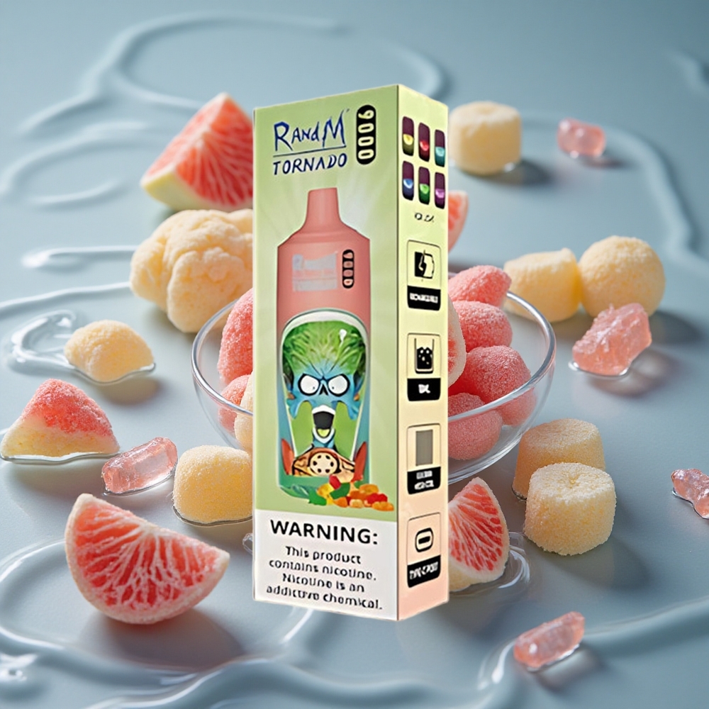 RandM Fumot Tornado 9000 Puffs Vienkartinis Vape Guminis Meškinėlis