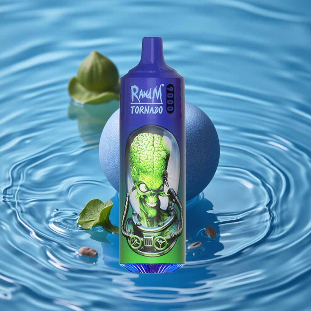 RandM Fumot Tornado 9000 Puffs Vienkartinis Vape Mėlynasis