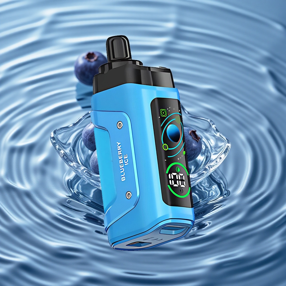 Razz Bar 45000 Puffs Vienkartinis Vape Mėlynųjų Uogų Ledas