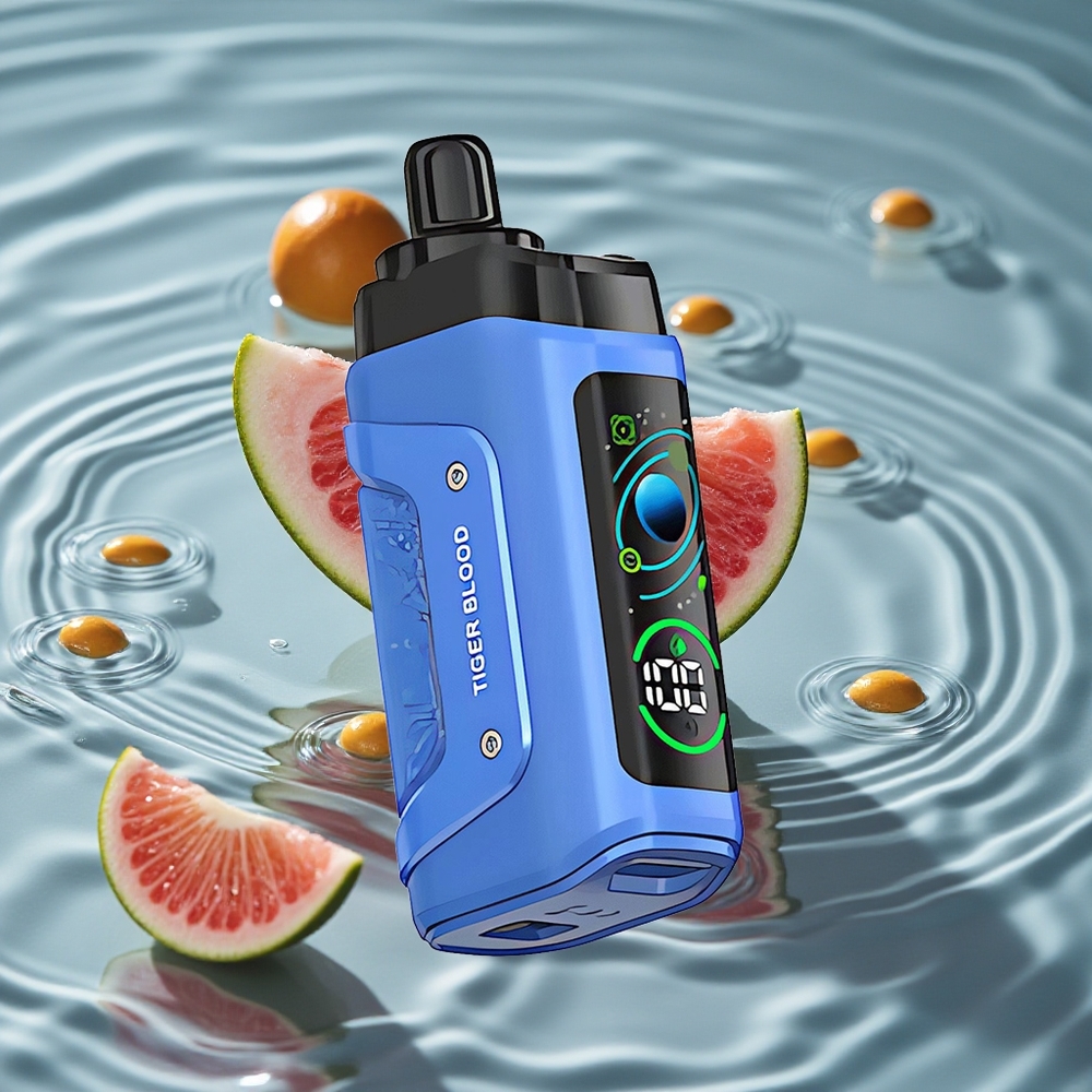 Razz Bar 45000 Puffs Vienkartinis Vape Tigro Kraujas su 10 Omų Tinklelių Ritė