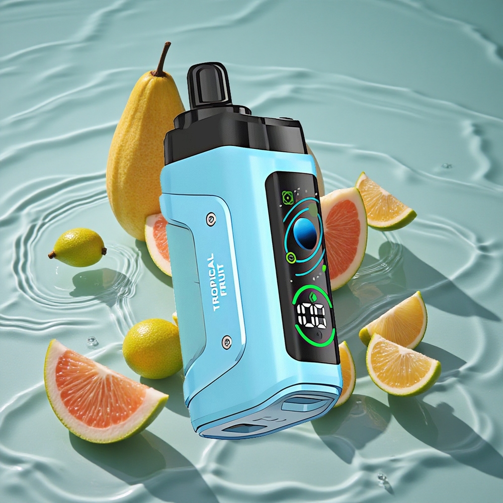 Razz Bar 45000 Puffs Vienkartinis Vape Tropinių Vaisių su 10 Omų Tinklelio Apvija