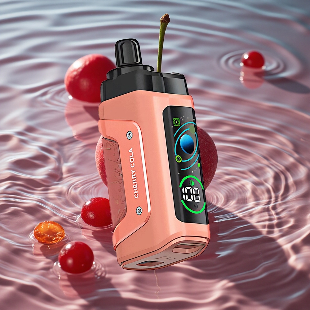 Razz Bar 45000 Puffs Vienkartinis Vape Vyšnių Kola