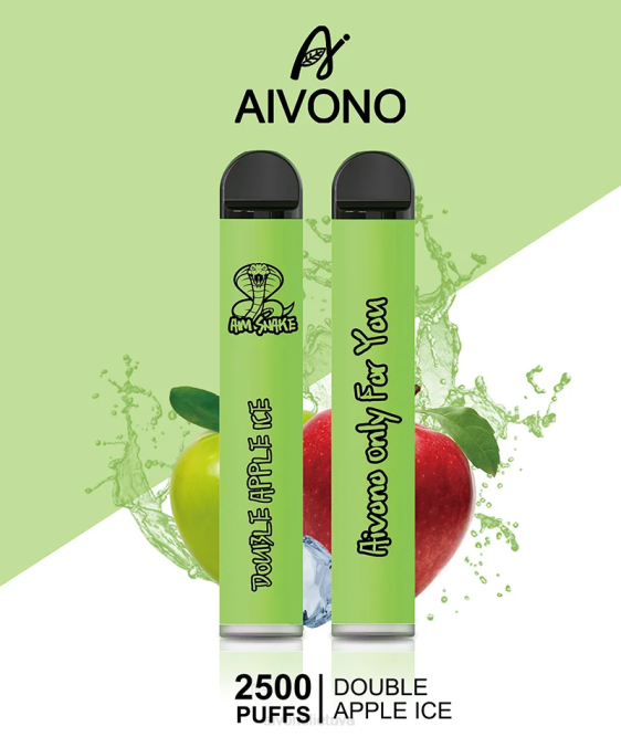 Aivono AIM SNAKE 2500 dvigubas obuolių ledas - L68X304 Aivono Puffs