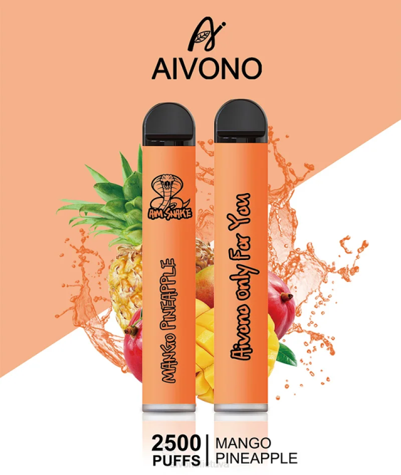 Aivono AIM SNAKE 2500 mango ananasas - L68X310 Aivono Puffs