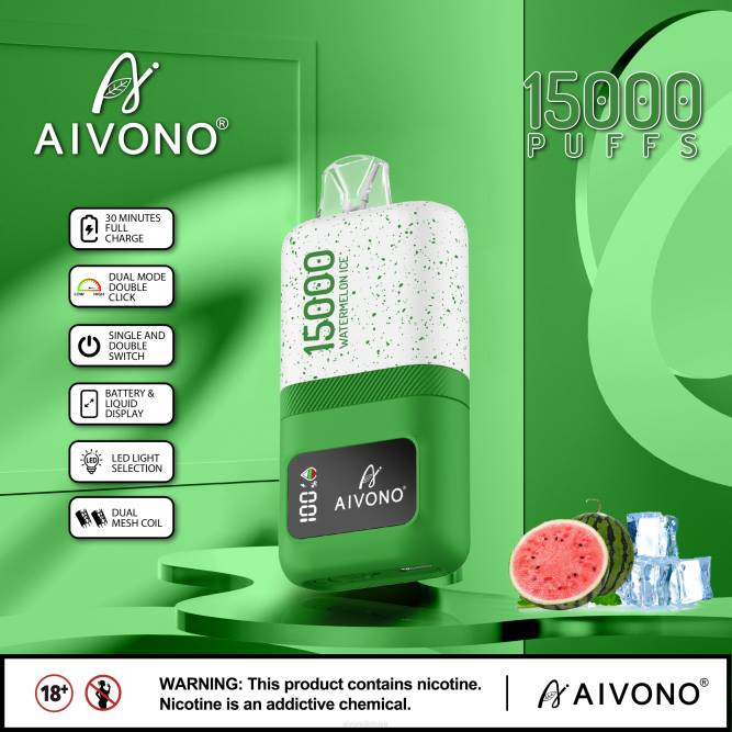 Aivono AIM magic 15 000 arbūzų ledas - L68X70 Aivono Puffs
