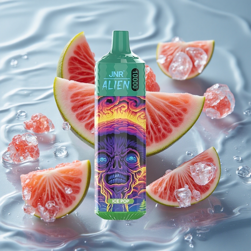 JNR Alien 10000 Puffs 20ml Skystis Ice pop Vienkartinis Vape