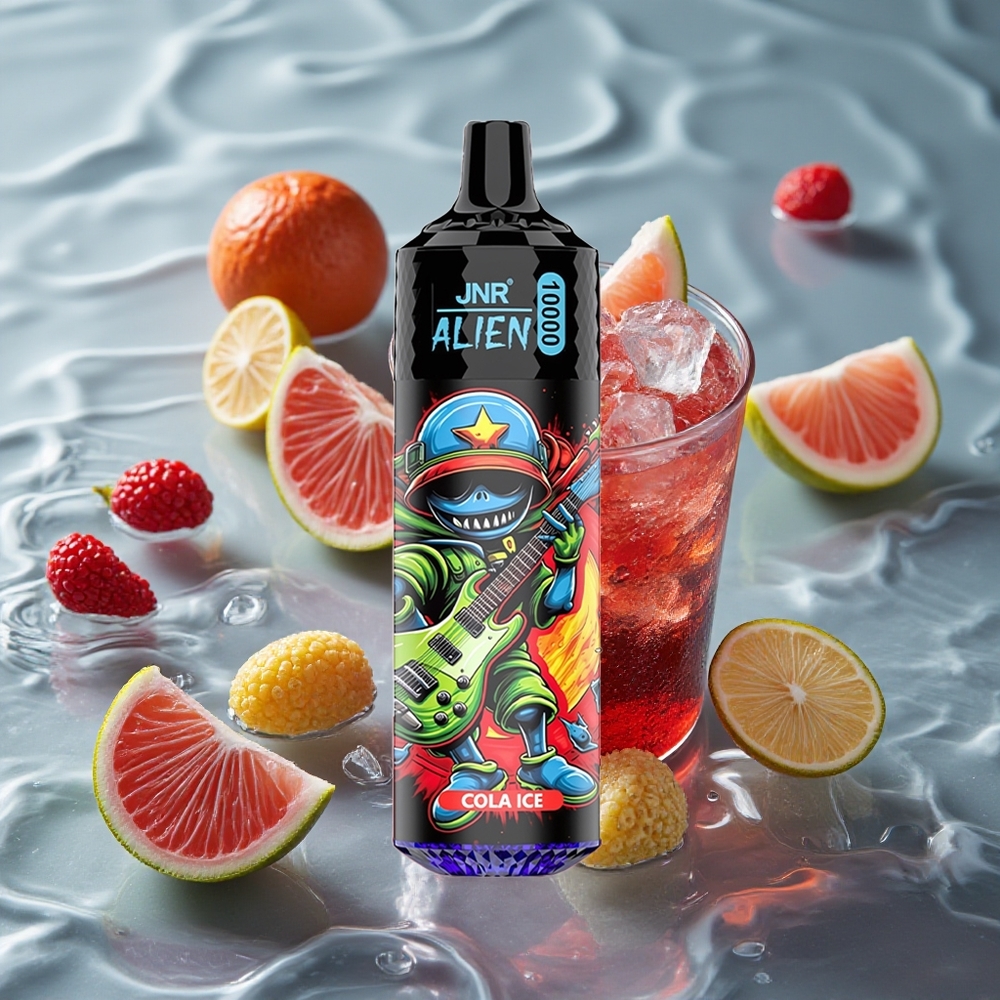 JNR Alien 10000 Puffs 20ml Skystis Vienkartinis Vape Kolos Šaldas