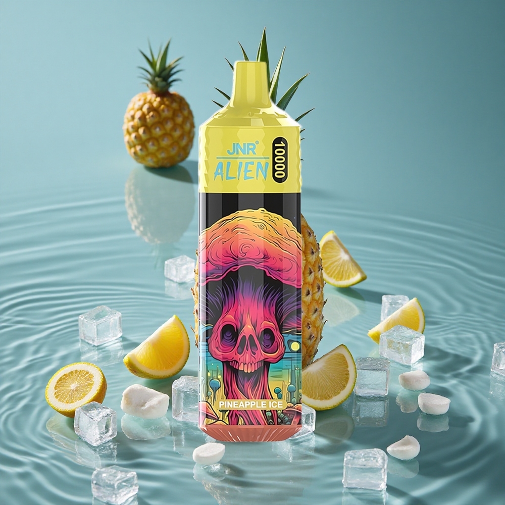 JNR Alien 10000 Puffs 850mAh Akumuliatorius Vienkartinis Vape Ananasų Ledas